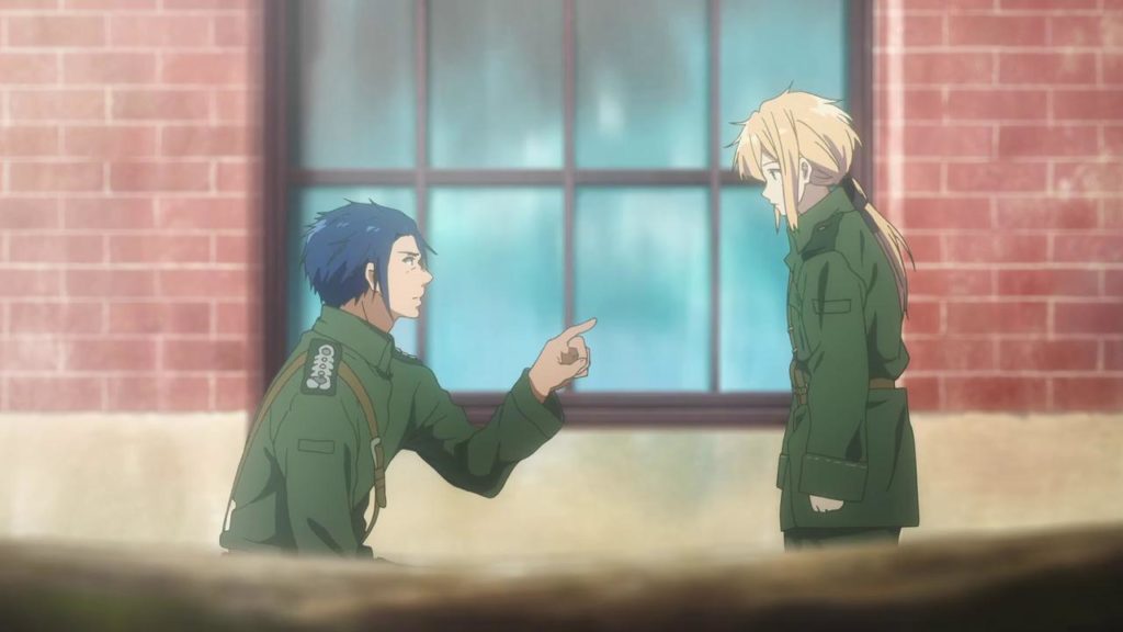 O Major conversa com a Violet. Violet Evergarden, Maratona de Sofá.