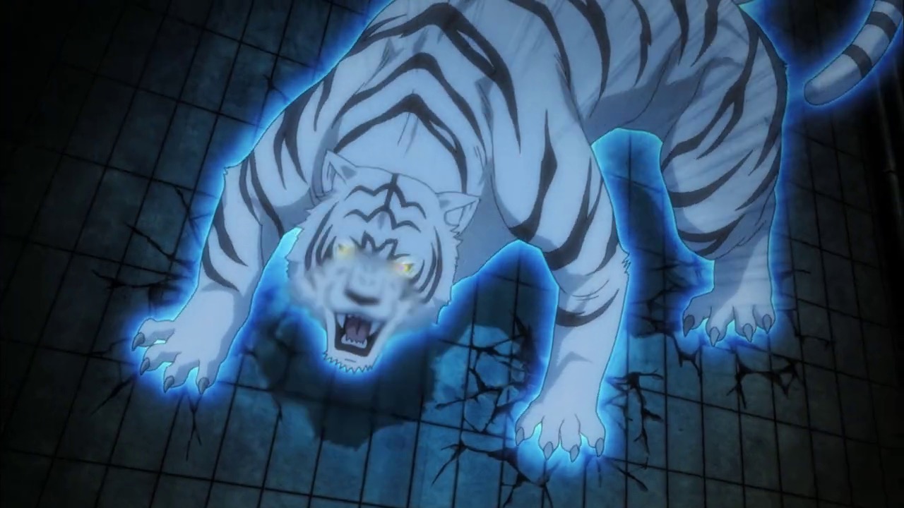 Atshushi em seu formato de Tigre. Bungou Stray Dogs, Maratona de Sofá.