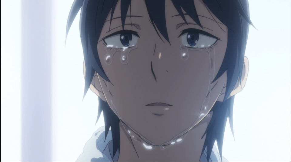 Satoru, chorando. Erased. Maratona de Sofá.
