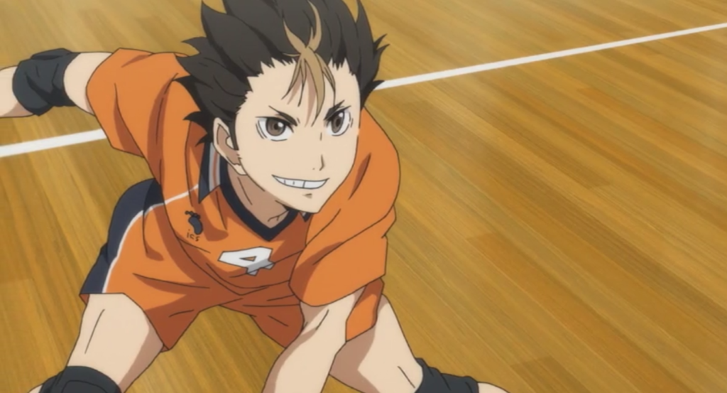 Nishinoya o deus guardião do Karasuno. Haikyuu, Maratona de Sofá.