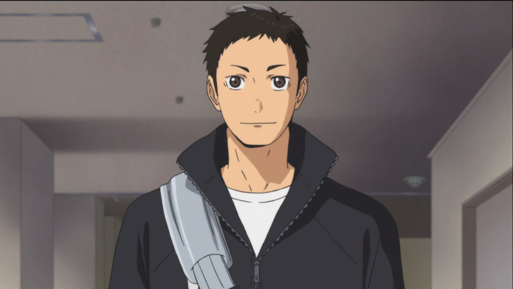 Daishi, o capitão do Karasuno. Haikyuu, Maratona de Sofá.