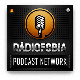 logo da RADIOFOBIA PODCAST E MULTIMIDIA. 