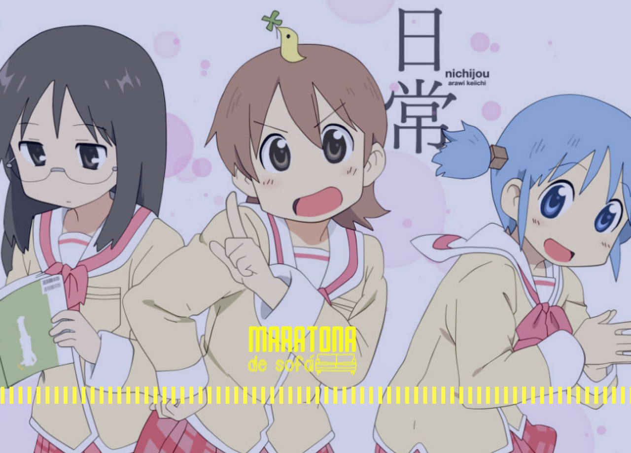 Conheça Nichijou: um anime levemente absurdo