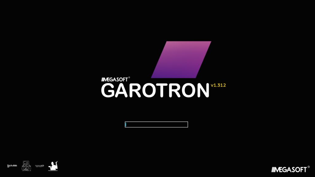 Tela de carregamento do Garotron