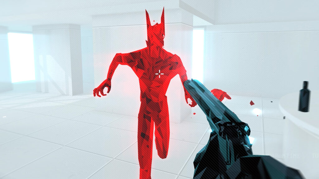 Um dos super inimigos de Superhot, Chase