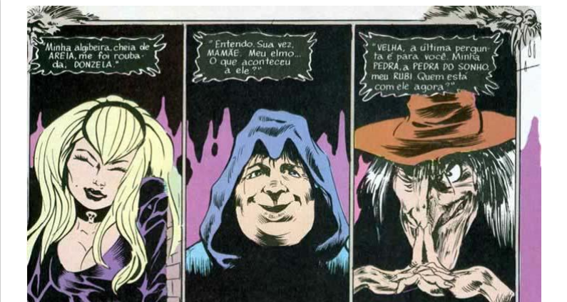 Três bruxas, a Hecate.