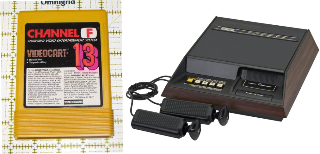 O Console Fairchild e um dos seus cartuchos