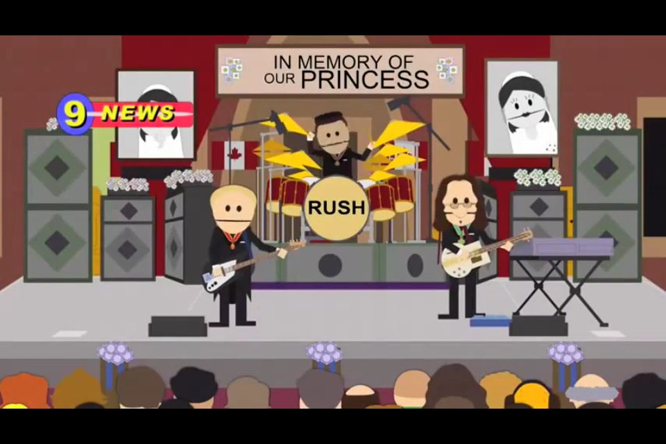 Rush cartoon