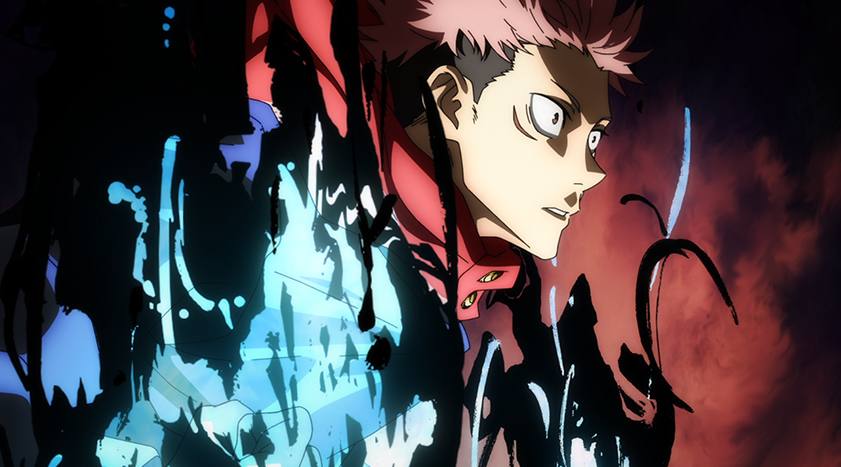 Itadori Yuuji controlando energia amaldiçoada.
